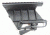 Axion Kobra AK to Weaver Mount, Centered, w/ Long Side Tactical Rail, Black, AKOBRAM