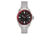 Axwell Bracelet Watch w/ Date, Black/Red, AXWAW107-6, Black/Red, One Size, AXWAW107-6