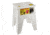 B &amp; R Plastics Folding Neat Seat - 15in, White, 152-6WH