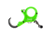 B3 Archery Omega Pro Release, Lime Green, 1502850