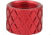 Backup Tactical Hash Marks 9mm/.22LR 1/2x28 Pistol Thread Protector, Anodized, Red, HASH-RED
