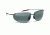 Maui Jim Backyards Sunglasses w/ Gloss Black Frame and Neutral Grey Lenses - 424-02, Quarter View