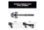 Ballista BAT Crossbow w/Triangle Buttstock 130 lb. 330fps, Black, BAL-CB-01-TS