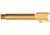 Ballistic Advantage Pistol - Barrel - Threaded, Glock 19 Gen 3-5, 9mm Luger, 1-10 Twist, 1/2x28 TPI, 416R Stainless Steel, PVD, Non-Flued, Gold, BAPSG195T1G