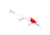 Bandit Suspending Minnow Jig, 3/4oz, 4.625in, Red Head, BDTSMD81