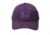 Banded Casual Cap - Purple w/ b Logo, B03547