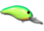 Bandit 300 Series Crankbait, 2in, 1/4oz, Chartreuse/Green Back, BDT319