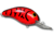 Bandit 300 Series Crankbait, 2in, 1/4oz, Red Crawfish, BDT338