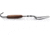 Barebones Cowboy Grill Carving Fork, Stainless Steel, Natural Walnut, CKW-468