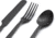 Barebones Flatware Set, Matte Black, CKW-370