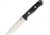 Bark River Bravo 1.25 Black Canvas Fixed Blade Knife, 5in, S35VN Steel, Standard Edge, Satin, Black, Canvas Micarta Handle BA07135MBC