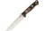 Bark River Bravo 1.5 Fixed Blade Knife, 5.75in, Camo, G10 Handle BA119GMSC