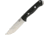 Bark River Bravo 1 Field Black Canvas Fixed Blade Knife, 9.5in, 4.25in, CPM S35VN Steel, Standard Edge, Satin, Black, Canvas Micarta Handle BA07132MBC
