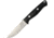 Bark River Bravo EDC Black Canvas Fixed Blade Knife, 3.25in, Drop Point, Black, Canvas Micarta Handle BA047MBC