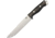 Bark River Bravo II 3V Black Canvas Fixed Blade Knife, 7in, CPM-3V Steel, Standard Edge, Brushed, Black, Canvas Micarta Handle BA07221MBC