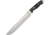 Bark River Bravo III Black Canvas Micarta Fixed Blade Knife, 11.5in, CPM-3V Steel, Brushed, Black, Canvas Micarta Handle BA07321MBC