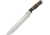 Bark River Bravo III Mil Spec Camo Fixed Blade Knife, 11.5in, CPM-3V Steel, Drop Point, Brushed, Camo, G10 Handle BA07321GMSC