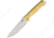 Bark River Bravo Vortex Fixed Blade Knife, 5.25in, A2 Tool Steel, Drop Point, Antique Ivory, Micarta Handle BA07117MAI