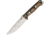 Bark River Bravo Vortex Fixed Blade Knife, 5.25in, A2 Tool Steel, Drop Point, Camo, Micarta Handle BA07117MSC