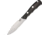Bark River Canadian Special LT 3V Black Fixed Blade Knife, 4.25in, CPM-3V Steel, Black, Canvas Micarta Handle BA231MBC