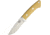 Bark River Featherweight Hunter Fixed Blade Knife, 3.125in, Antique Ivory, Micarta Handle BA02140MAI