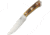 Bark River Fox River II Antique Stag Bone Fixed Blade Knife, 5in, A2 Tool Steel, Antique Stag Bone Handle BA01214BAS