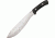 Bark River Grasso Bolo III, Steel Blade, Black Canvas Micarta Handle BA325MBC