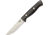 Bark River Gunny Hunter Black Fixed Blade Knife, 4in, A2 Tool Steel, Standard Edge, Black, Micarta Handle BA012MBC