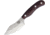 Bark River JX6 Companion Elmax Fixed Blade Knife, 7.25in Overall, 3.25in Satin Elmax Steel Blade, Burgundy Canvas Micarta Handle, 10142MBU