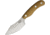 Bark River JX6 Companion Elmax Fixed Blade Knife, 7.25in Overall, 3.25in Satin Elmax Steel Blade, Natural Canvas Micarta Handle, 10-142MNC