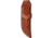 Bark River Micro Bravo CPM154 Fixed Blade Knife, 4.88in Overall, 2.13in Satin Cpm-154 SS Drop Point, Black Canvas Micarta Handle, Brown Leather Belt Sheath, 07-053MBC