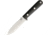 Bark River Mini Kephart 3V Black Canvas Fixed Blade Knife, 3.63in, CPM-3V Carbon Steel, Spear Point, Satin, Black, Canvas Micarta Handle BA08023MBC