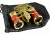 Barska 3x25mm Roof Prism Blueline Opera Glasses Theater Binoculars w/ Light, Polished Brass, Ruby Red, AB10190