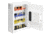 Barska 40 Capacity Fixed Position Key Cabinet Digital Keypad Wall Safe, White, Small, AX13964