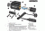 Barska 4x28 IR Electro Sight, GLX Green Laser Combo, Product Parts AC11322-CO