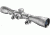 Barska 4x32 Plinker-22 Rifle Scope w/ 3/8in Rings, Silver, Clam Pack - AC1004