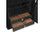 Barska Digital Keypad Jewelry Fireproof Safe, 3 Solid Steel Locking Bolts, Black, Medium AX13106
