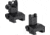 Barska Flip-Up Tactical Sight Set, Black, Medium AW13258