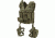 Barska Loaded Gear VX-100 Tactical Vest w/Leg Platforms, OD Green, Large BI12330