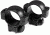 Barska Rifle Scope Rings - 1in, High Height, Matte Black, Dovetail See-Thru, Airgun .22 - AI10344