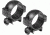 Barska Rifle Scope Rings - 1in, Standard Height, Matte Black, Weaver - AI10334
