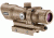 Barska IR AR-15 / M-16 Electro Sight Rifle Scope, 4x30mm, Illuminated IR Target Dot, Second Focal Plane, Tan, AC12454