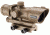 Barska IR AR-15 / M-16 Electro Sight Rifle Scope, 4x30mm, Illuminated IR Target Dot, Second Focal Plane, Tan, AC12454