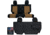 Bartact Jeep Seat Covers Rear Bench 13-18 Wrangler JK 2 Door Tactical Series, Black/Black, JKSC2013R2BB