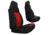 Bartact Jeep TJ Seat Covers Front 2003-2006 Wrangler TJ Tactical Series, Black/Red, TJSC0306FPBR