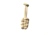 Bartact Paracord Zipper Pull w/ Key Ring, Set of 5, Khaki, XXPZ5K
