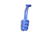 Bartact Paracord Zipper Pull w/ Key Ring, Set of 5, Royal Blue, XXPZ5U