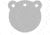 Bash Target Supply Bash Target Ar500 Gong Target Round 6-1/2 Thick