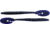 Bass Assassin BANG Lures Ding Dong, 6in, 15 per Pack, Black Grape/Blue Glitter, 6, DDW57532