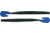 Bass Assassin BANG Lures RSB Worm, 7.25in, 8 per Pack, Black/Blue Glitter Tail, 7.25, RSB53405